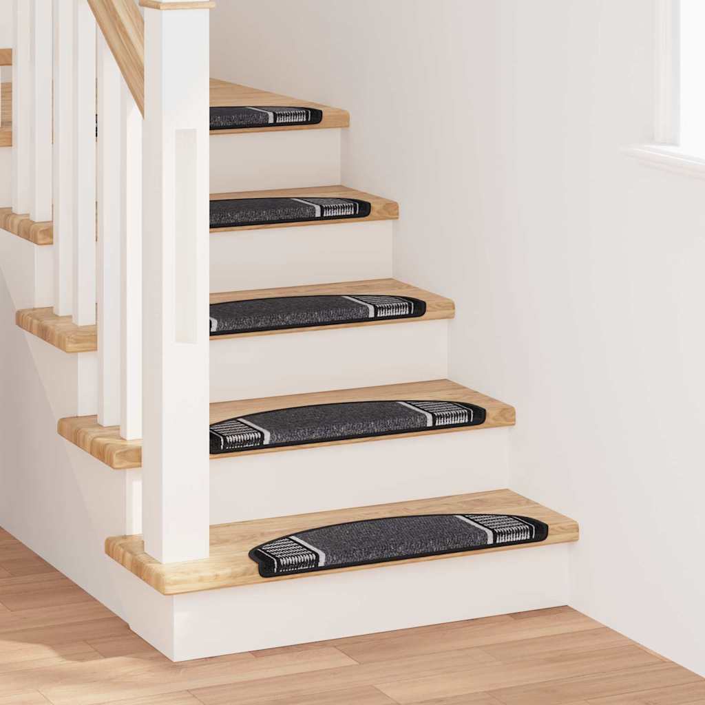 Self Adhesive Stair Protectors 15 Pcs Anthracite 65 X 21 X 4 Cm