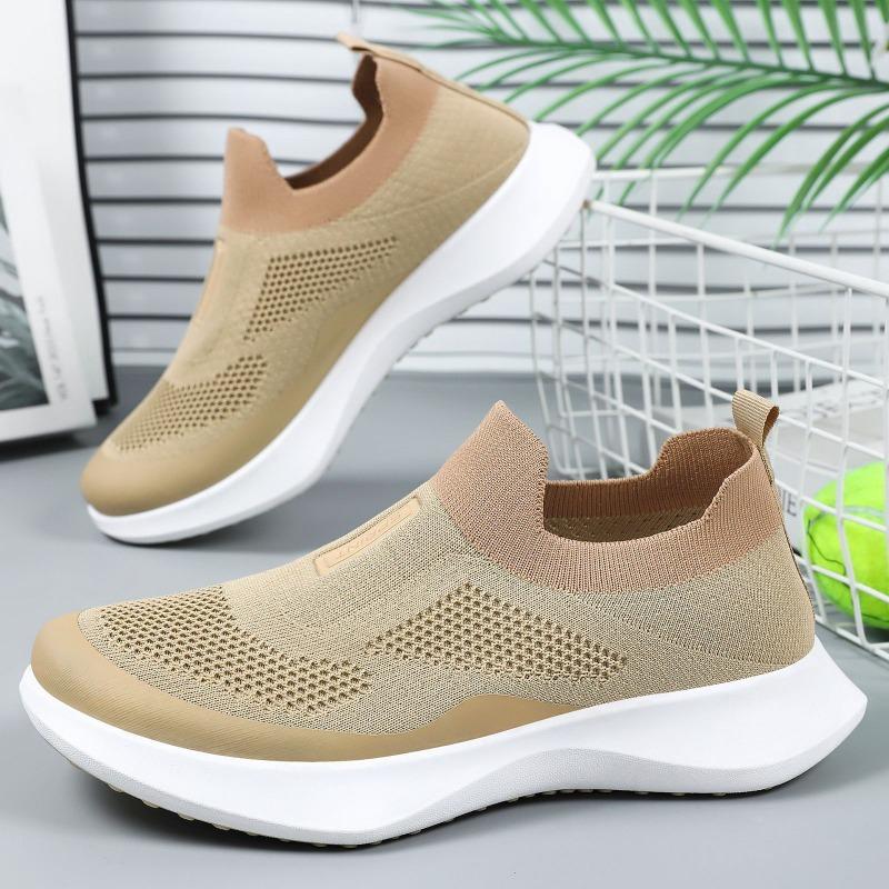 Men Socks Shoes Sneakers Breathable Mesh Slip on Running Shoes Outdoor Non-Slip tennis Jogging Training Hiking Sports Shoes
