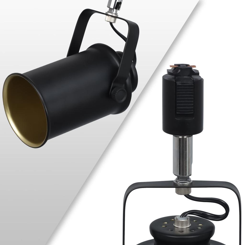 Dotoy Track Light Spotlight, E26 Base, LED Compatible, for Track Lighting Bars