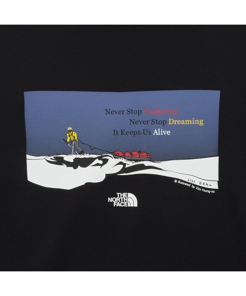 Noseupeiseu Nt7Us63A Men'S 69 Days Expedition Short Sleeve T-Shirt 2 Black