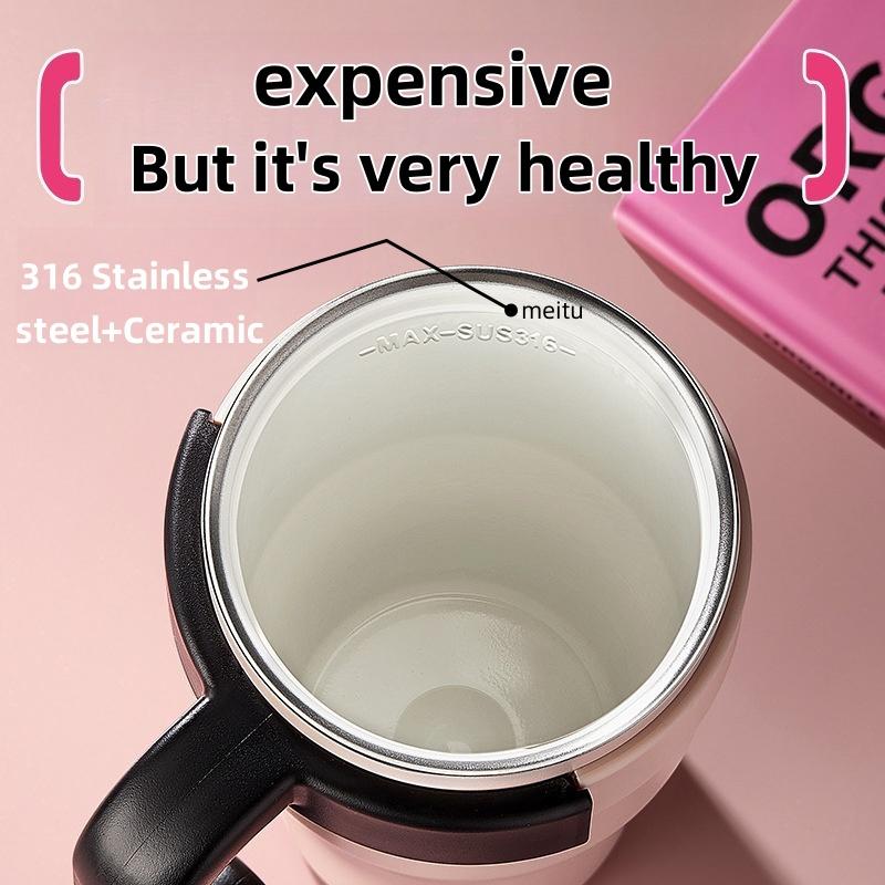 1200ml Vacuum Cup with Ceramic Inner Container 316 Stainless Steel Vacuum Insulated Cup Large-capacity Vacuum Cup Expensive Cup