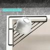 Waterproof Sink Corner Rack Anti-Rust Punch-Free Sponge Drying Rack Hollowed Sink Drain Shelf Bathroom