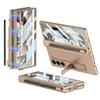 Samsung Z FOLD6 Pen Slot Phone Case FOLD6 Hinge Hard Shell Anti Peeping Glass Film Protective Case FOLD6