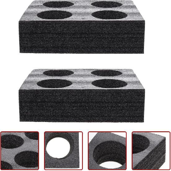 Operitacx 2pcs Takeout Cup Carrier Trays Beverage Packing Box for Hot Cold Drinks for Restaurants Cafes and Outdoor Events Prevents Leakage with