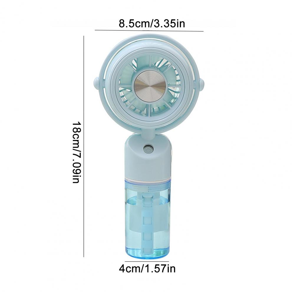 Summer Misting Handheld Fan with USB Charging Portable Mini Cooling Fan with Water SprayDesktop Fan for Outdoor Office