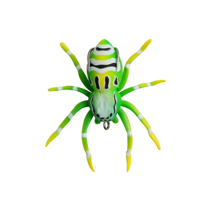 7 cm 6 g schwimmender Köder, Spinne, weicher Köder, Simulation künstlicher Silikon-Fälschungsköder