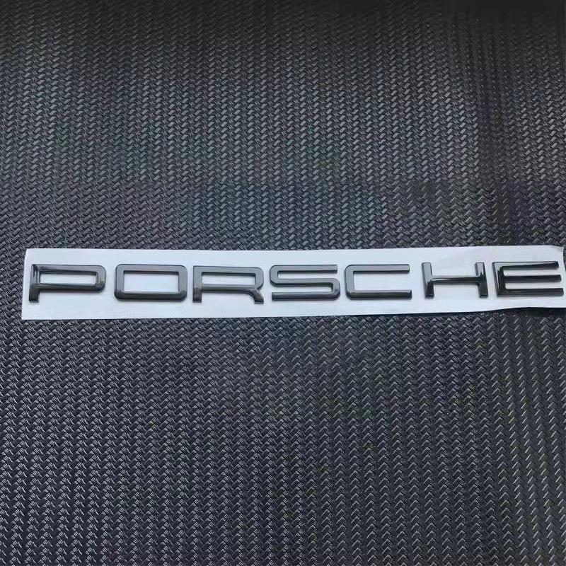 Emblema Auto 3D Lettere Decorative per Bagagliaio Posteriore Accessorio per Porsche Panamera Cayman Boxster Cayenne Macan GTS Taycan Turbo