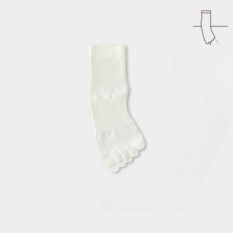 

Женские носки с пятью пальцами, бесшовные изогнутые осенние хлопковые носки, короткие носки с пятью пальцами, с антибактериальным эффектом и влагоотводящие, хлопковые носки 1 pair