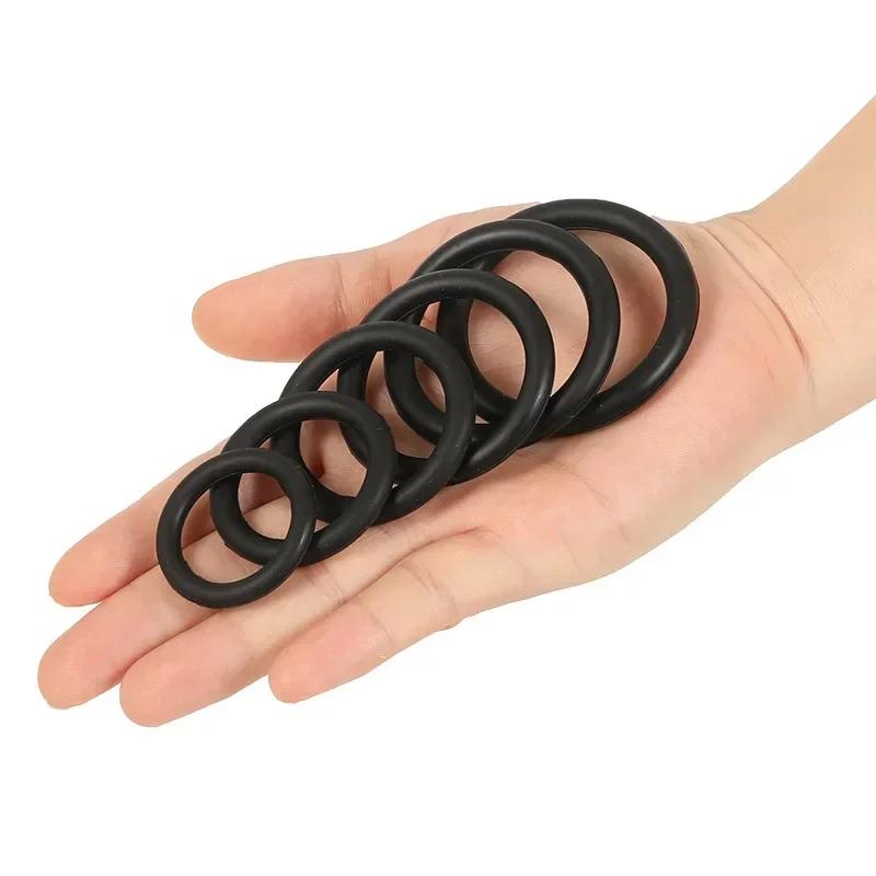 3pcs Silicone Penis Ring Ejaculation Delay Cock Rings Dick Erection Cockring Male Chastity Adult Sex Toys for Men