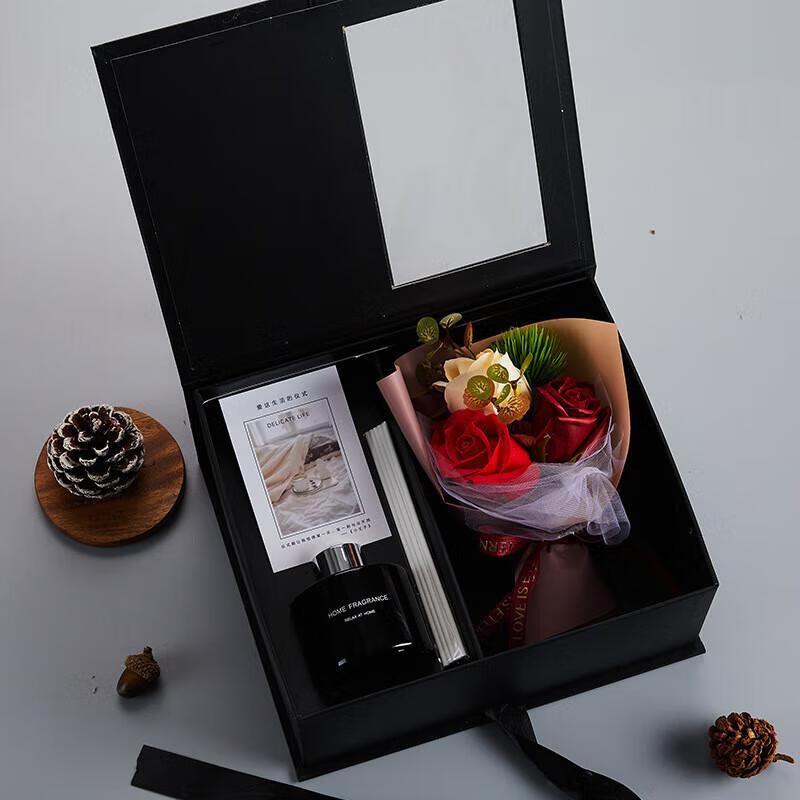 JINGRUIXIANG Aromatic Preserved Flower Gift Set
