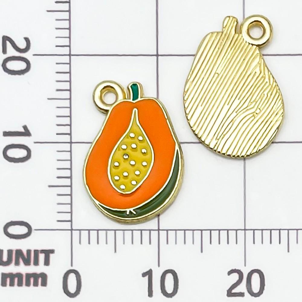 30 Colorful Fruit Enamel Pendants for DIY Jewelry - Apples, Watermelons, Cherries