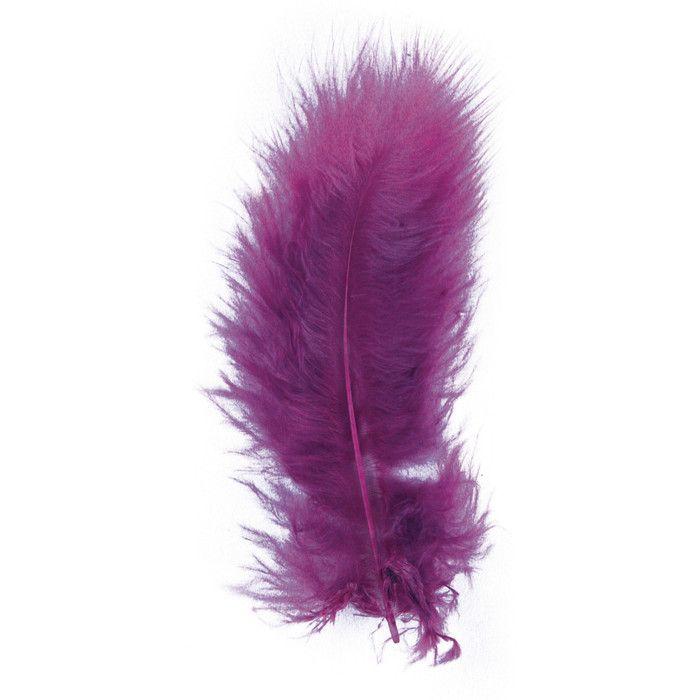 Plumes de décoration, lilas, 8 cm,