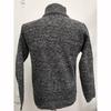 Herren Fleece Dickerer Pullover Halber Reißverschluss Rollkragen Warm Pullover Schlank Gestrickt Wollpullover Frühling
