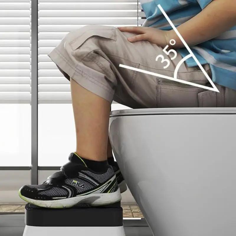 Bathroom Non-slip Stool Toilet Stool Thickened Home Toilet Stool For Children Elders And Pregnant Woman Toilet Plastic Footrests