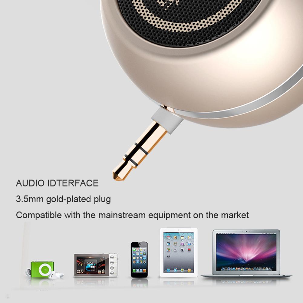 50Hz-18kHz Mini Portable Speaker 3.5mm AUX Jack Stereo Music Audio Player Sound Box for Phone Notebook Laptop Tablet