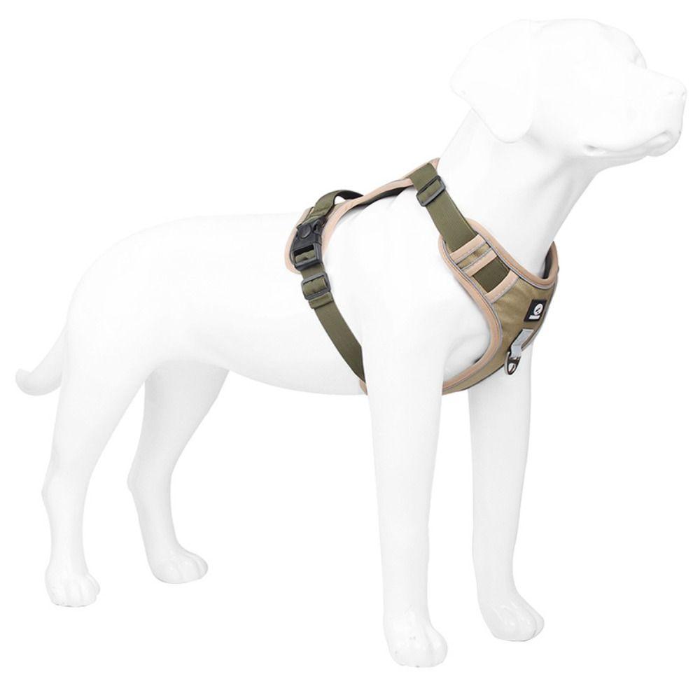 Reflective Dog Chest Strap Lightweight No-Pull Chest Strap Vest Type Dog Harness  Daily Walk