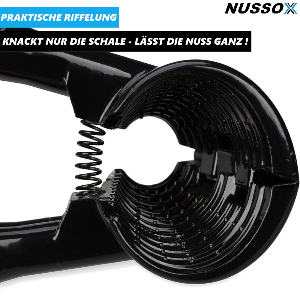 NUSSOX Nutcracker Nut Breaker Nut Opener Nut Tongs Walnuts Hazelnut Wooden Handle