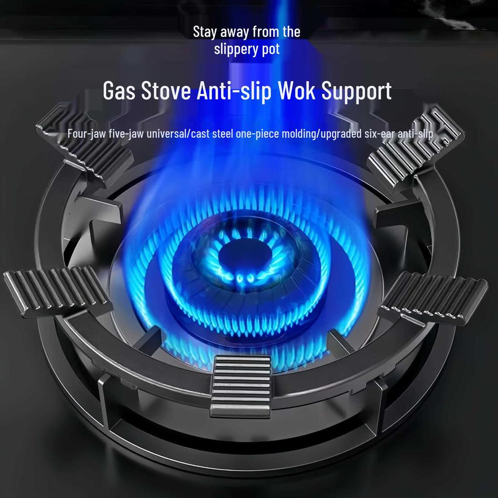 Universal Gas Stove Anti-Slip Trivet: Milk Pot and Small Pot Stand with Four or Five Prongs.