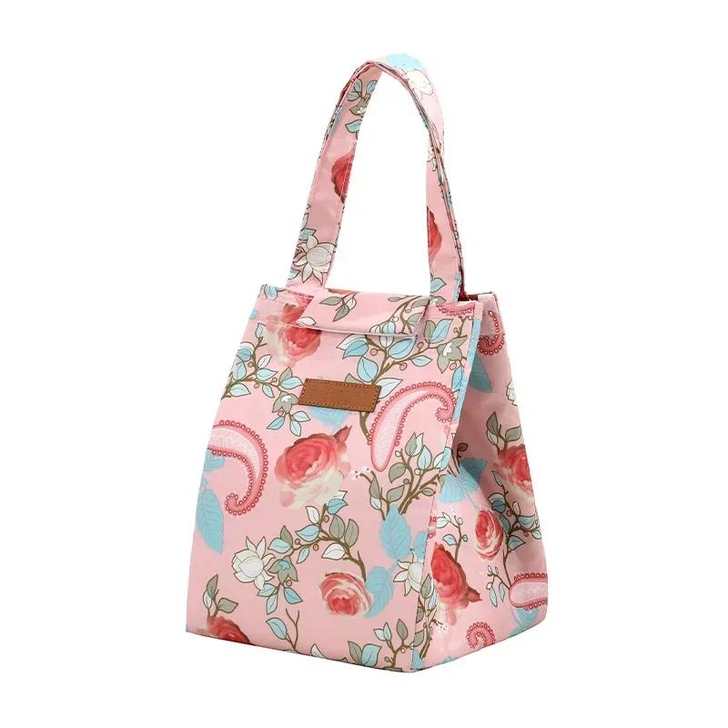 Insulated Thermal Lunch Bags For Men Women Breakfast Lunch Box Organizer Waterproof Camping Food Drink Cooler Bag Picnic Travel