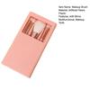 5Pcs/Set Women Makeup Brush Kit with Mirror Storage Box Professional Synthetic Eye Shadow Blush Foundations Concealer Blending Cosmetic Brush