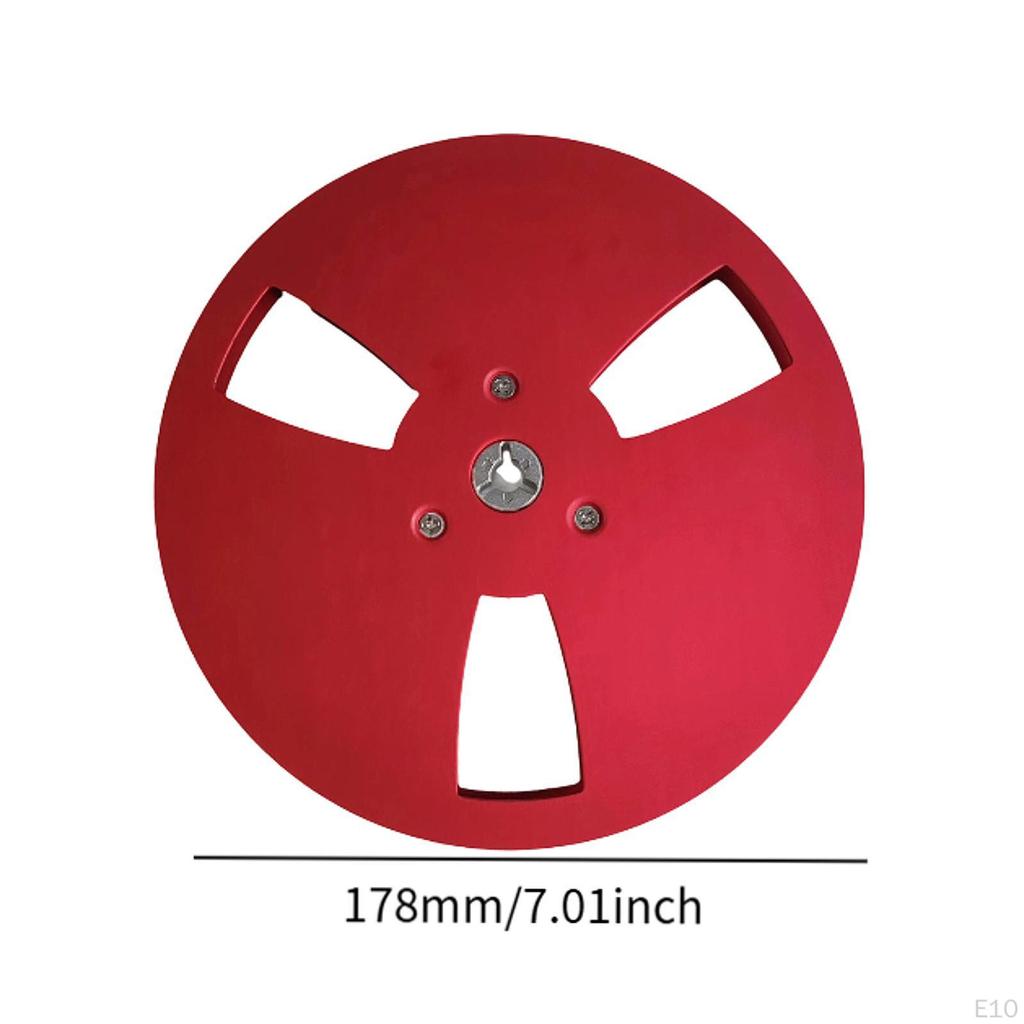 1/4 7 Inch Empty Reel Aluminum Accessories Lightweight Opening Machine Part Sturdy Open Sound