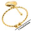 Bague 18k Gold Plated Open Adjustable Stainless Steel Rings For Women Men Accessories Cross Shell Plant Leaf Ring Finger Jewelry
