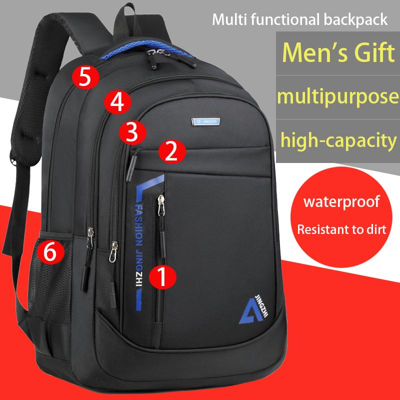 Fashionable Men'S Backpack - Large Capacity, Multi Functional Travel And Laptop Bag, Multi Functional Bag For Leisure, Business