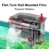 3 In 1 Fish Tank Filter Strong Filtration Wall-Mounted Filter Waterfall Filter  Water Purification