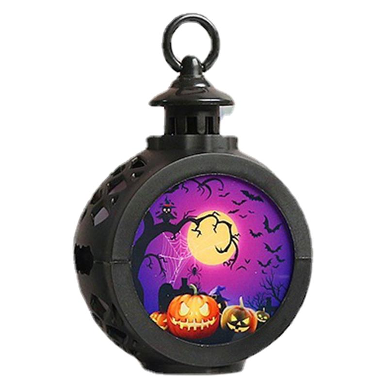 

Halloween Decoration Led Candles Tea Light Pumpkin Ghost Portable LED Lantern