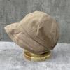 Japanese Light And Breathable Cotton Big Eaves Curled Sun Hat Children Summer Cap Ins Sun Protection Bucket Hat