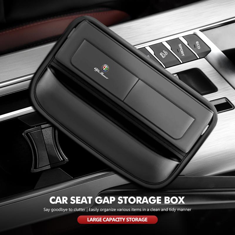 For Alfa Romeo Car USB Charging Colour Light Seat Storage Case Seat Gap Box GT Stelvio F1 Brera Volante Tonale Gloria Disco zj9