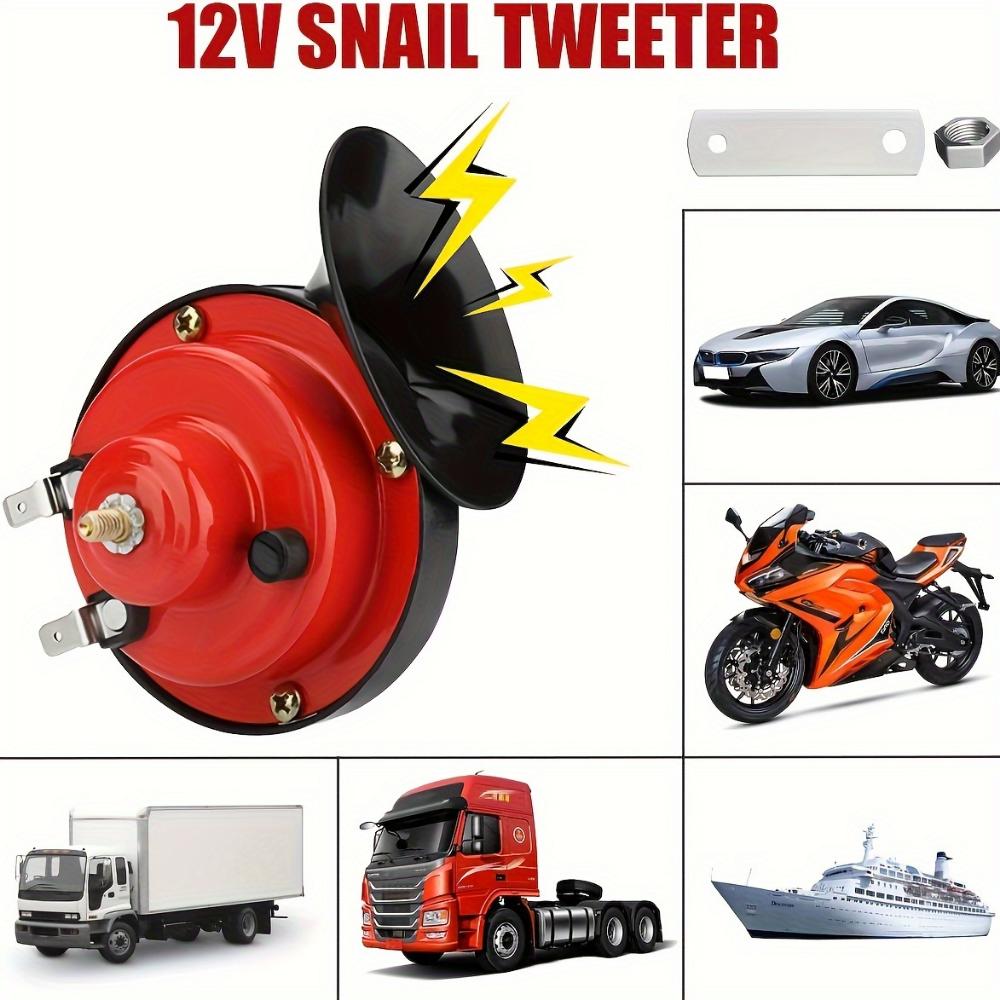 2 130dB super hlasité vlakové houkačky, 12V sada pro výměnu vzduchového klaksonu, automobilové vzduchové elektrické duální houkačky, General Motors, motocykly, nákladní auta, jízdní kola