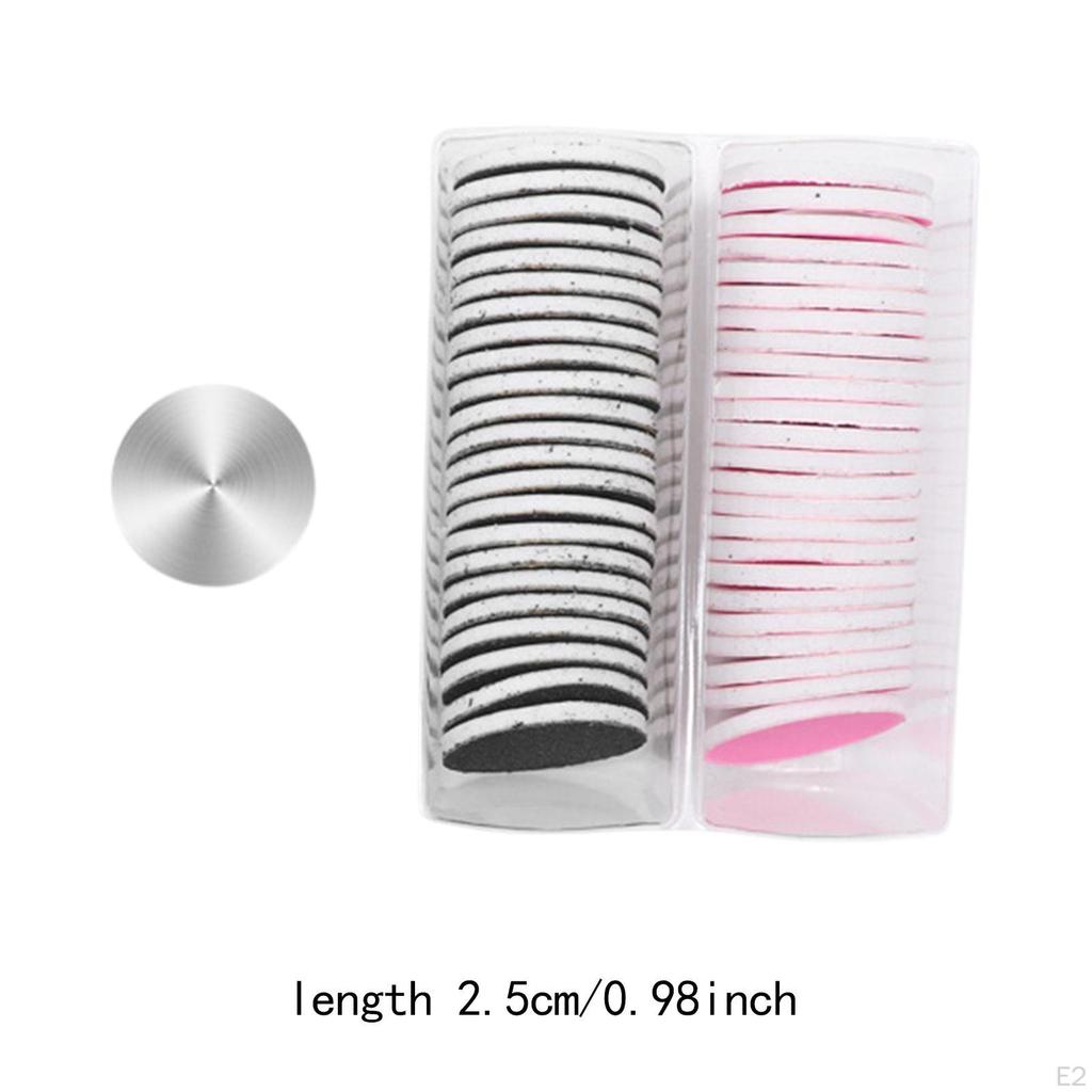50 Pieces Replaceable Sanding Paper Foot File Sandpapers Sandpaper Pad disks Polishing for Electric