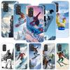 Adventure Snowboarding Extreme Phone Case For Xiaomi Redmi Note 15 14 13 12S 12 Pro Plus 11S 11E 11 11T 10S 10 Art Soft Pattern