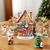 3d Christmas Card Unique Pop-Up Santa Claus Card Christmas Greeting Card Three-Dimensional For Decor Gifting Christmas