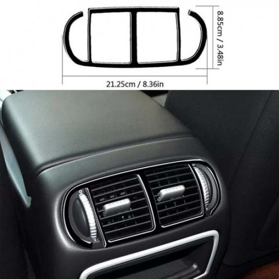 Cover Trim Gloss Black Rear Air Outlet For Porsche Cayenne Sport SUV 2003-2010