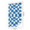 Wallpaper Casual checkerboard blue, white and azure 50x1000