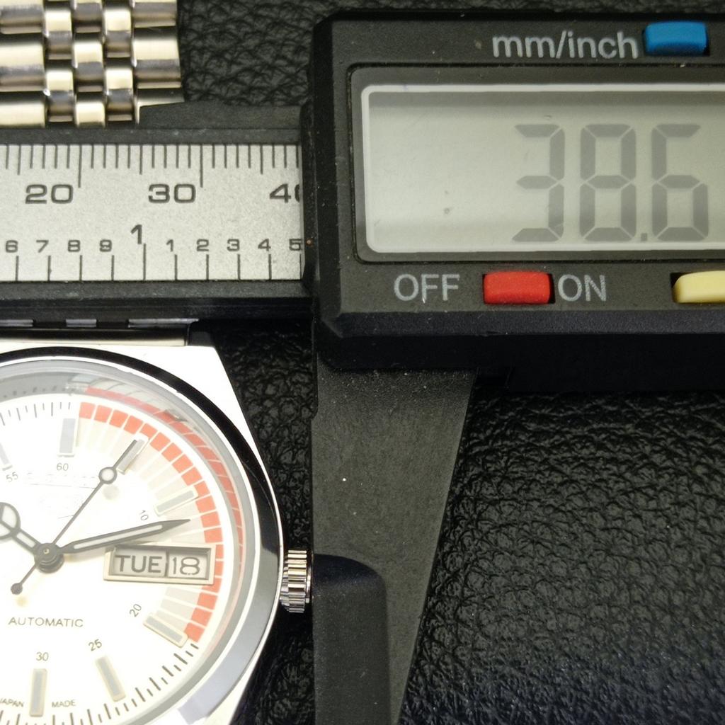 REFURBISHED SEIKO 5 AUTOMATIC 6309A VINTAGE JAPAN MENS SILVER WATCH A440883-4 Sk-a440883-1