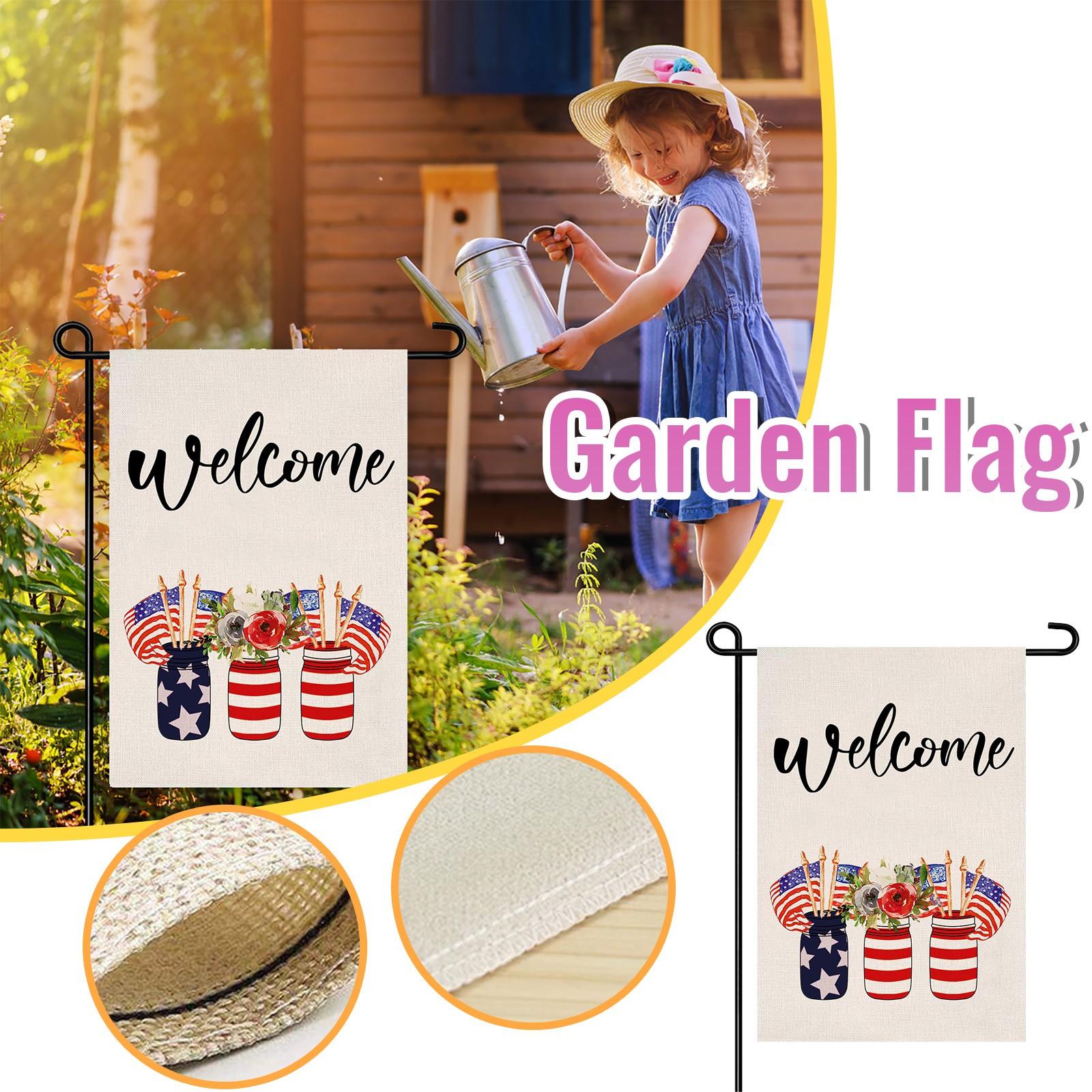

Patriotic Decoration Outdoor Home Decoration Sign Welcome Garden Sign