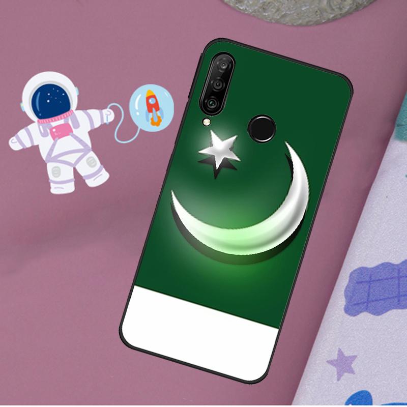 Pakistan Flag For Huawei Nova Y72 Y73 Y60 Y70 Y90 Y61 Y91 7i 8i 11i 12i 12s 9 10 SE P20 P30 P40 Lite Case