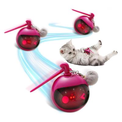 Brinquedo de Bolinha para Gatinho com Movimento Automático Ativado por Movimento Brinquedos para Gatos para Gatos Adultos de Interior Entediados