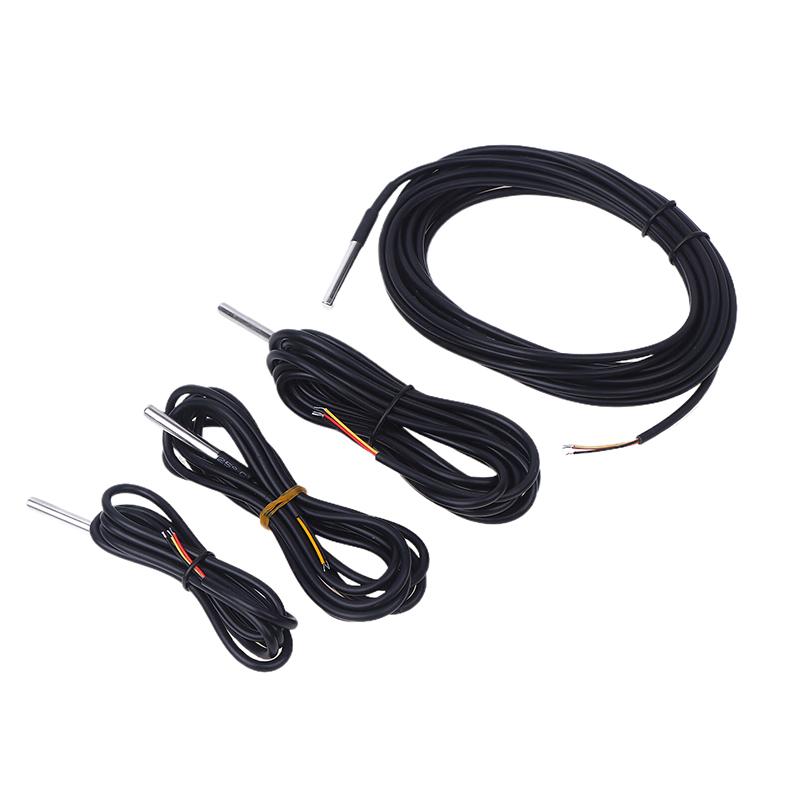 DS18B20 Waterproof Thread Temperature Probe Temperature Sensor Stainless Steel For Arduino