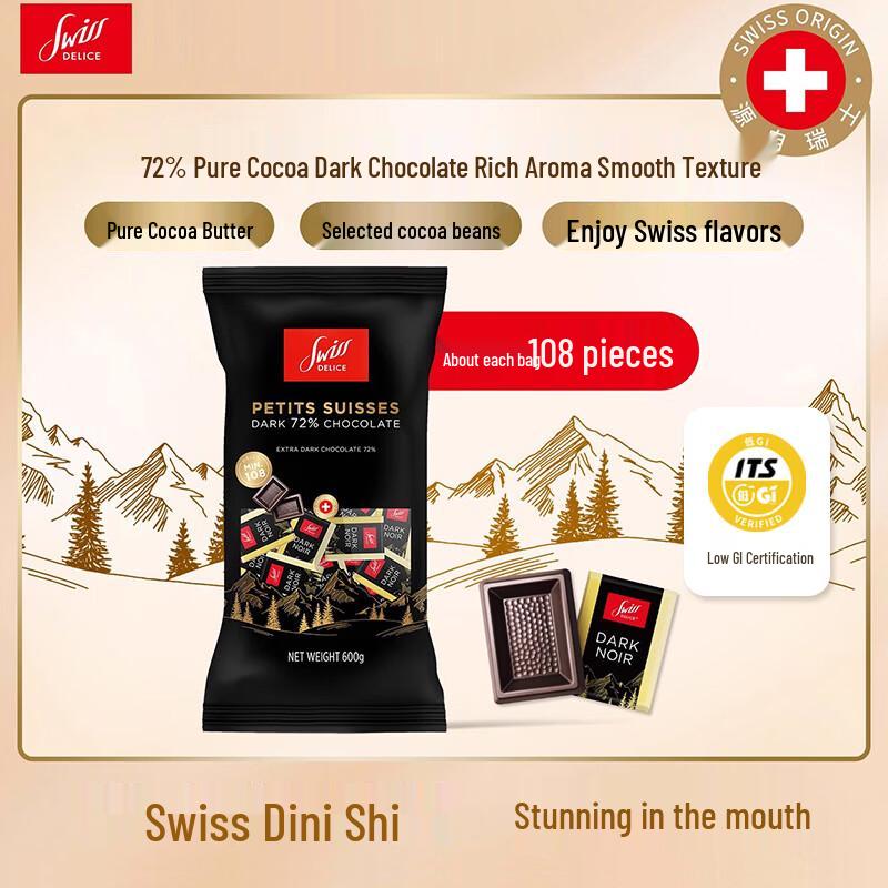 Dinis Swiss 72% Dark Chocolate