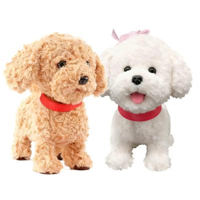 Smart Robot Dog Realistic Plush Soft Toy Touch Sensing Ai Robot Dog With Voice Mimic For Kids Boys Girls New Year Birthday Gifts