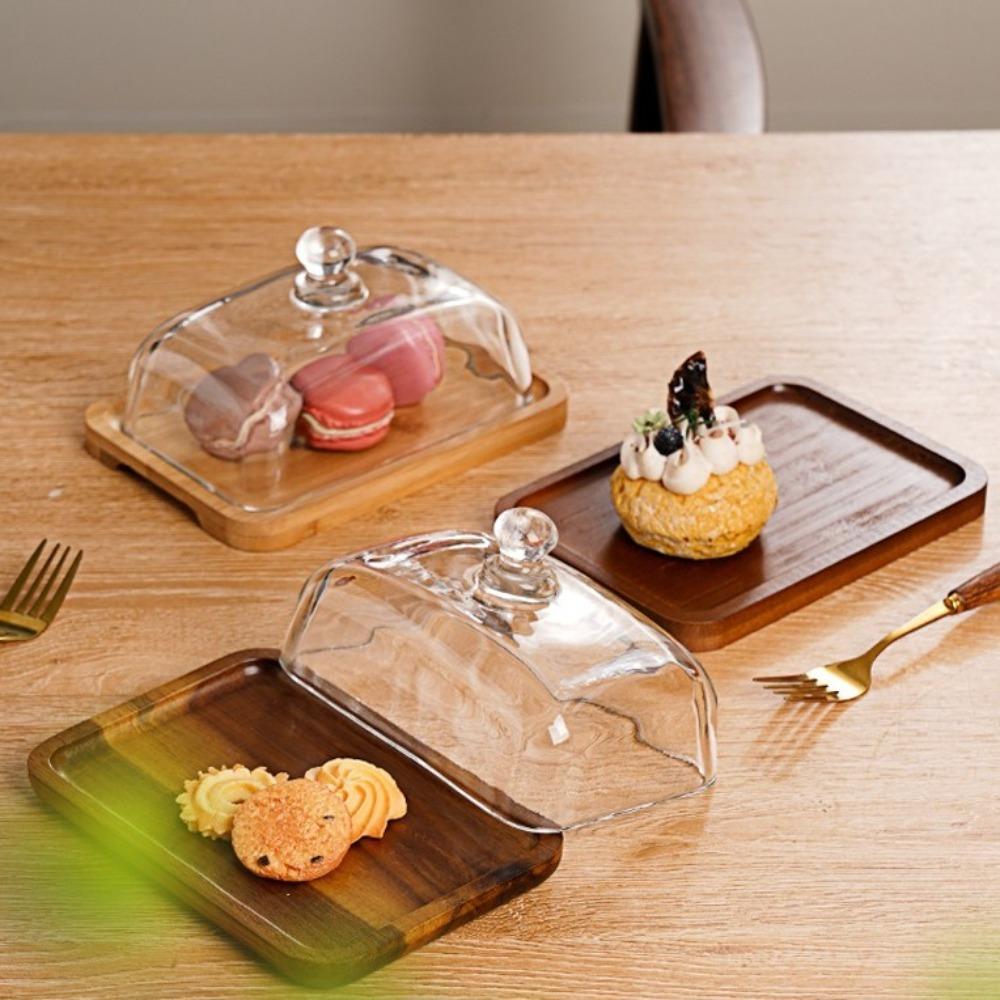 Light Luxury Pastry Stand Rectangular Butter Plates Serving Tray Dessert Plate Hotels