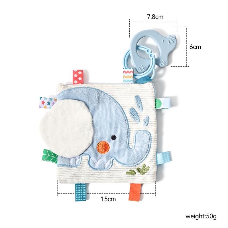 Montessori The baby elephant soothing towel toy is a specially designed lullaby for infants and toddlers soft and skin-friendly