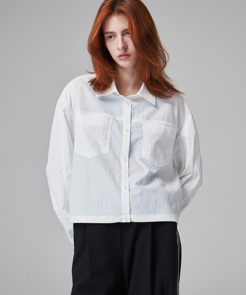 MALOUPE 4112 Nylon Outer Shirt (White)