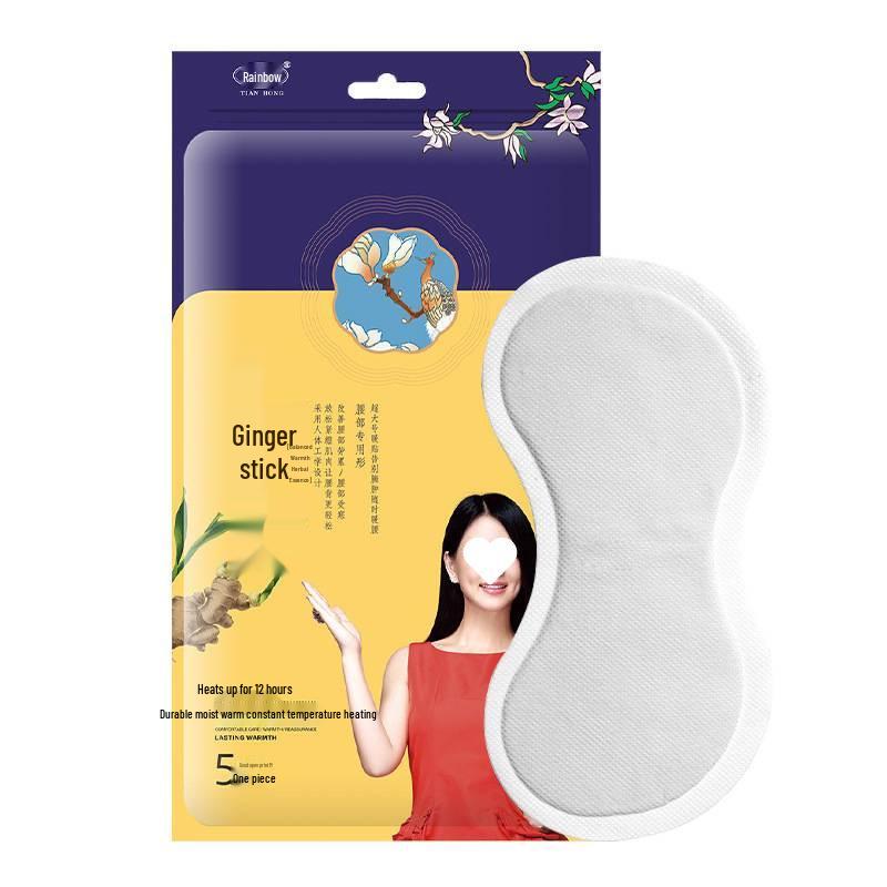 Rainbow's Selbstwärmendes Ingwerpflaster: Konstanttemperatur-Linderung für Nacken, Schulter und Taille Kälteschutz