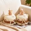 Birthday Cake Bear Plush Toy - Cute Creative Doll & Cushion Gift