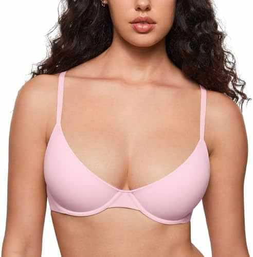 Large size TK flat mouth crew neck gathering comfortable multifunctional seamless underwear bra